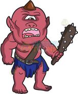 Clipart of a Cyclops