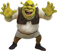 Shrek, an ogre depicted in the Dreamworks film of the same name.