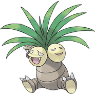 Exeggutor, a Pokémon based on the Jinmenju