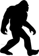 A Bigfoot Silhoutte