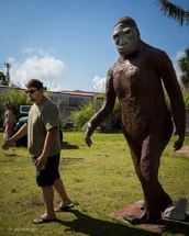 Statue of The Skunk Ape
