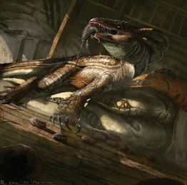 Vilpoñi eating a laucha