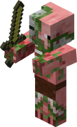 A "Pig-man" in the 2011 video game "Minecraft"