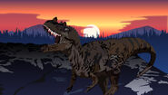 Modern illustration of the Partridge Creek Monster.
