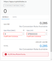 GAS ERROR.