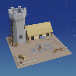 Thatched-Barracks