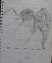 The Great Raven Drawing 2