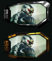 Crysis 2 platinum dog tag frame and Crysis 2 golden dog tag frame