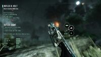 Available attachments in Crysis 3