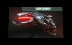 Alien gunship