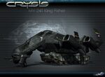 VTOL King Fisher del Crysis transportando un M5A2 Atlas