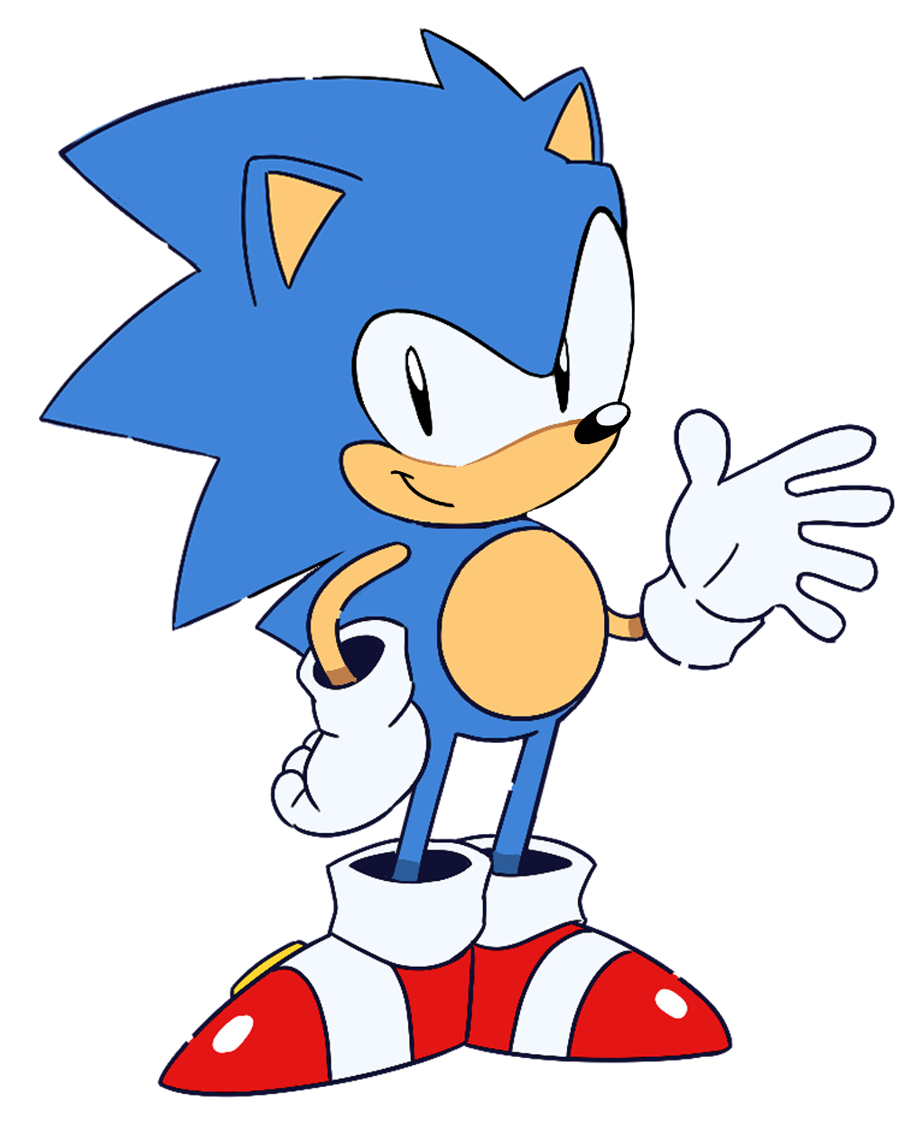 Classic Sonic, Cartoon Crossover Wiki