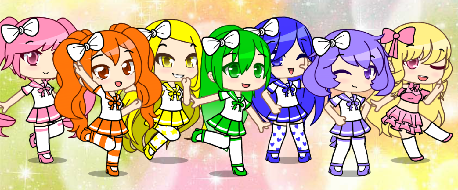 Rainbow Girls Art