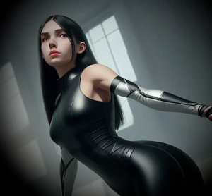 Blitz, electrifying looks and powers. By Rose Bunny, using Artflow.AI.