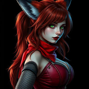 Picture of Kit by Rose Bunny for Fiddlerfox. Received via Discord.
