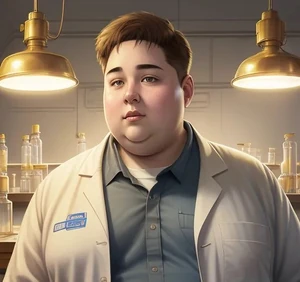 Erlenmeyer in the flesh. By Domoviye, using Artflow.AI