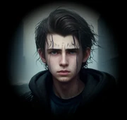 Greasy before his treatment. By  using Artflow.AI.