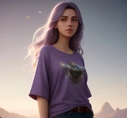 Invictus after letting her hair grow out. By Domoviye, using Artflow