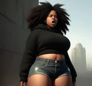 Tempest, she really needs to calm down a little. By Rose Bunny, using Artflow.AI.