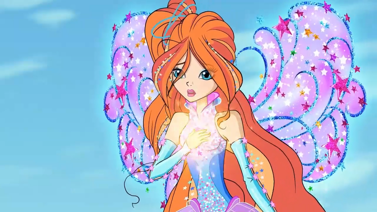 BLOOM - WINX - striped shirt with hearts pattern