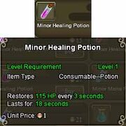 Minor Healing Potion