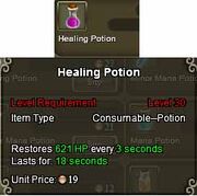 Healing pots