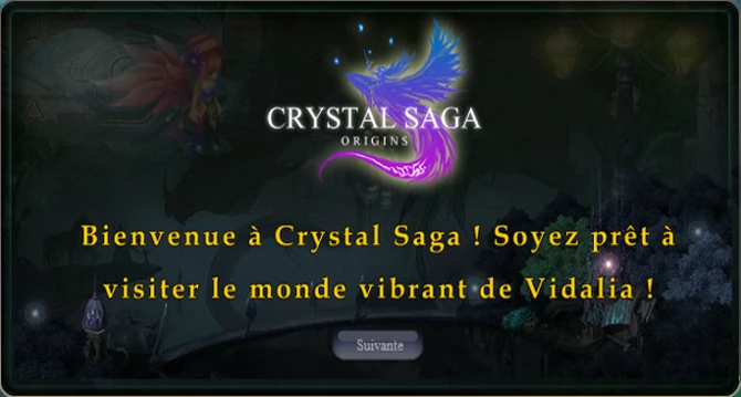 Bienvenue sur Crystal Saga