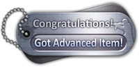 Got advanced item!