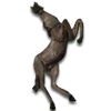Hide statue horse