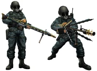 A SAS operative with JANUS-7