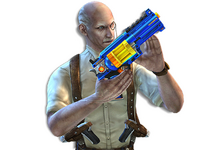 Henry with Dart Pistol