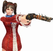 Yuri wielding M1887 Maverick