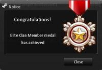 [Elite Clan Member] medal