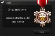 Medal Comancher Hunter