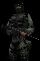 A Seal operative with a SCAR L