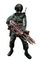 A SAS operative with the Stinger