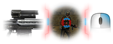 Lock-on 2x sniper scope