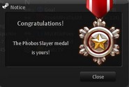 [Phobos Slayer] medal