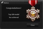 Top100 Medal