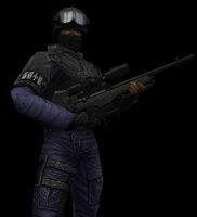 A Taiwan Thunder Squad operative armed with TRG-42