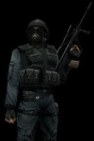 A SAS operative with an AUG