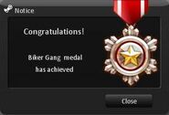 Biker Gang Medal