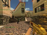 In-game screenshot of MP5 Gold