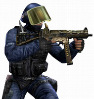 GIGN กำลังถือ UMP45 Snake