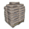 Stack of concrete bags