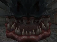 Closer view of Gluttony during the cutscene