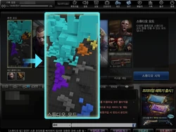 Selecting the mode from lobby