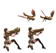 Private Erica and her Gran Bird Cannon