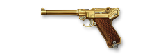 Luger P08 Gold