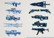 Season 8 painted weapons